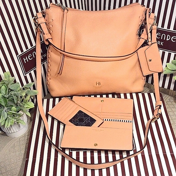 Henri Bendel Noho Convertible Hobo Back with Charm Bags